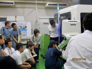 機器デモンストレーション見学